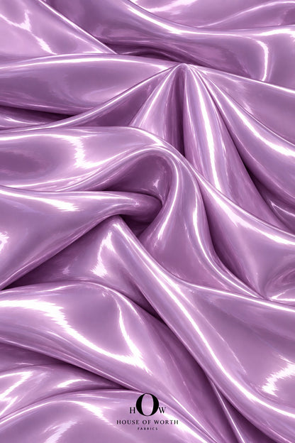 Lilac liquid organza fabric for cocktail dresses and western wear