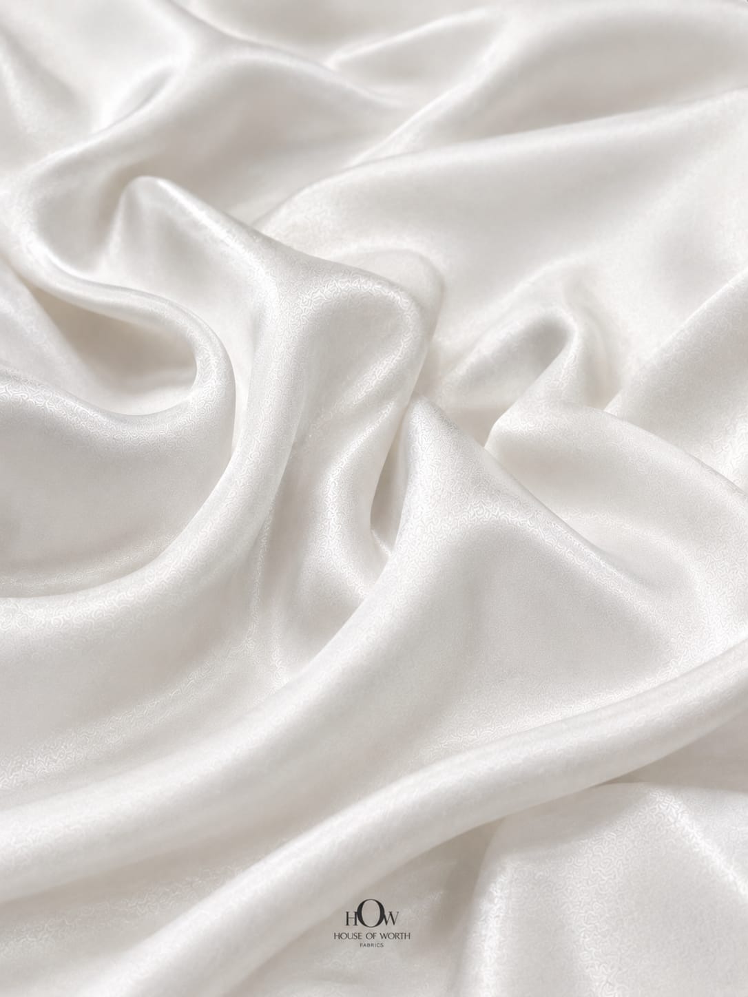 Luxury White Crepe Fabric India for boutiques and designers