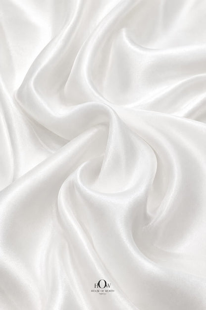 Premium White Natural Crepe Fabric for dresses and kurtas