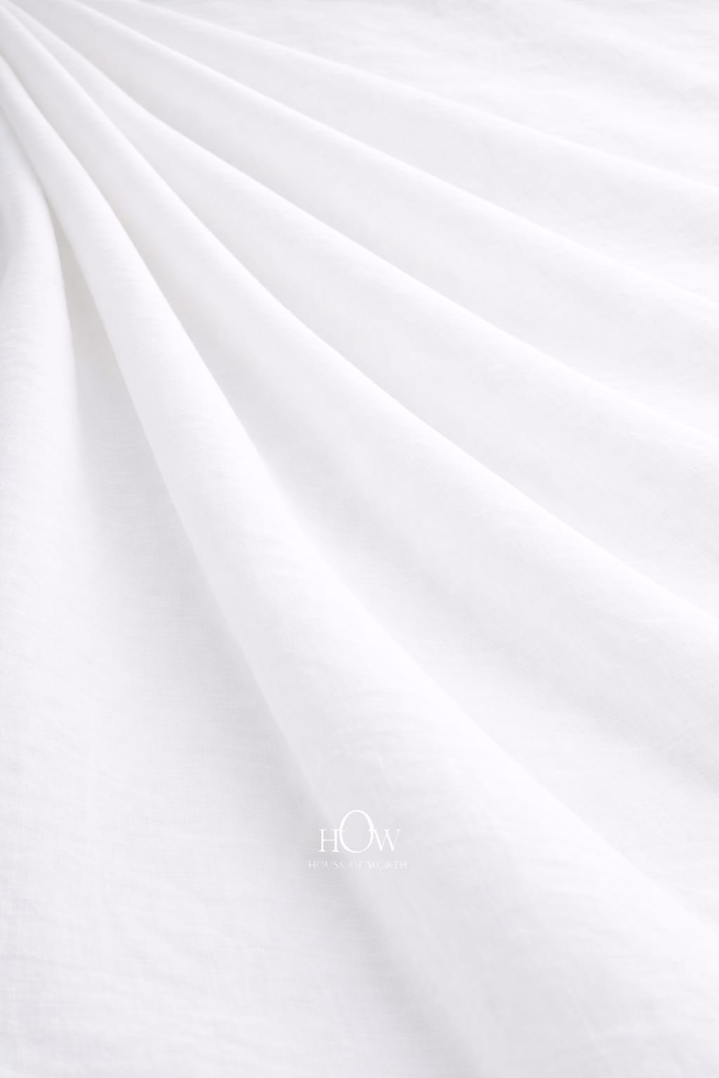 White cotton poplin fabric imported premium smooth finish