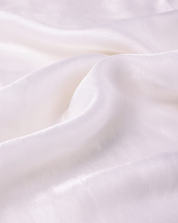 white imported glass chiffon material