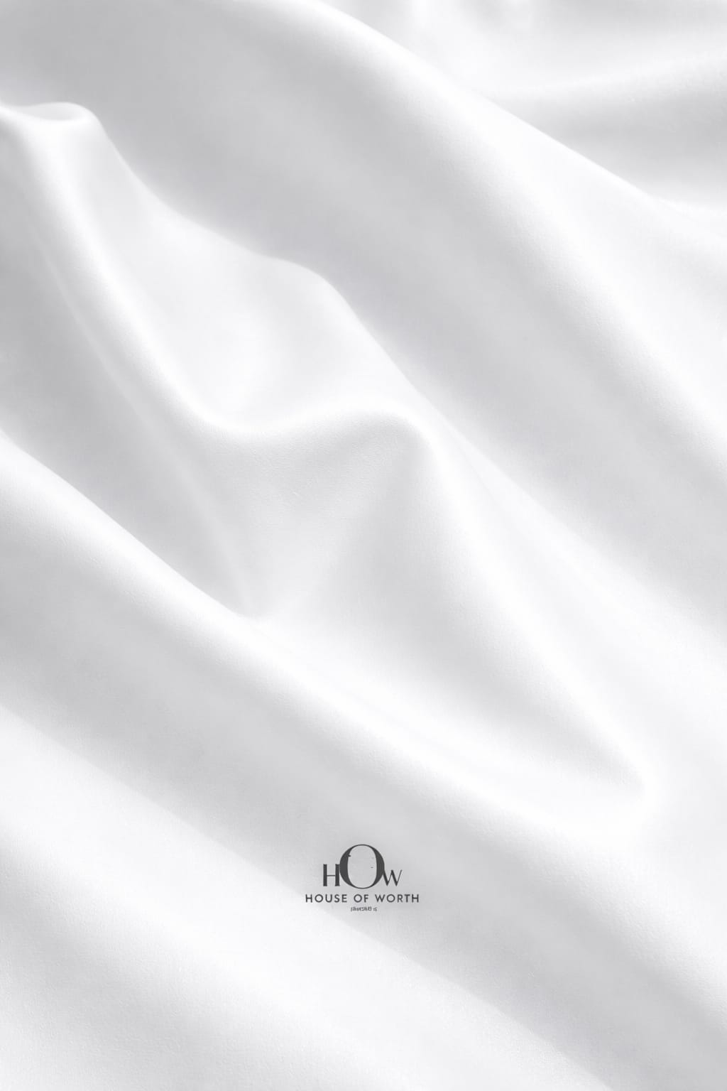 White leather fabric for bags with structured drape for designer accessories